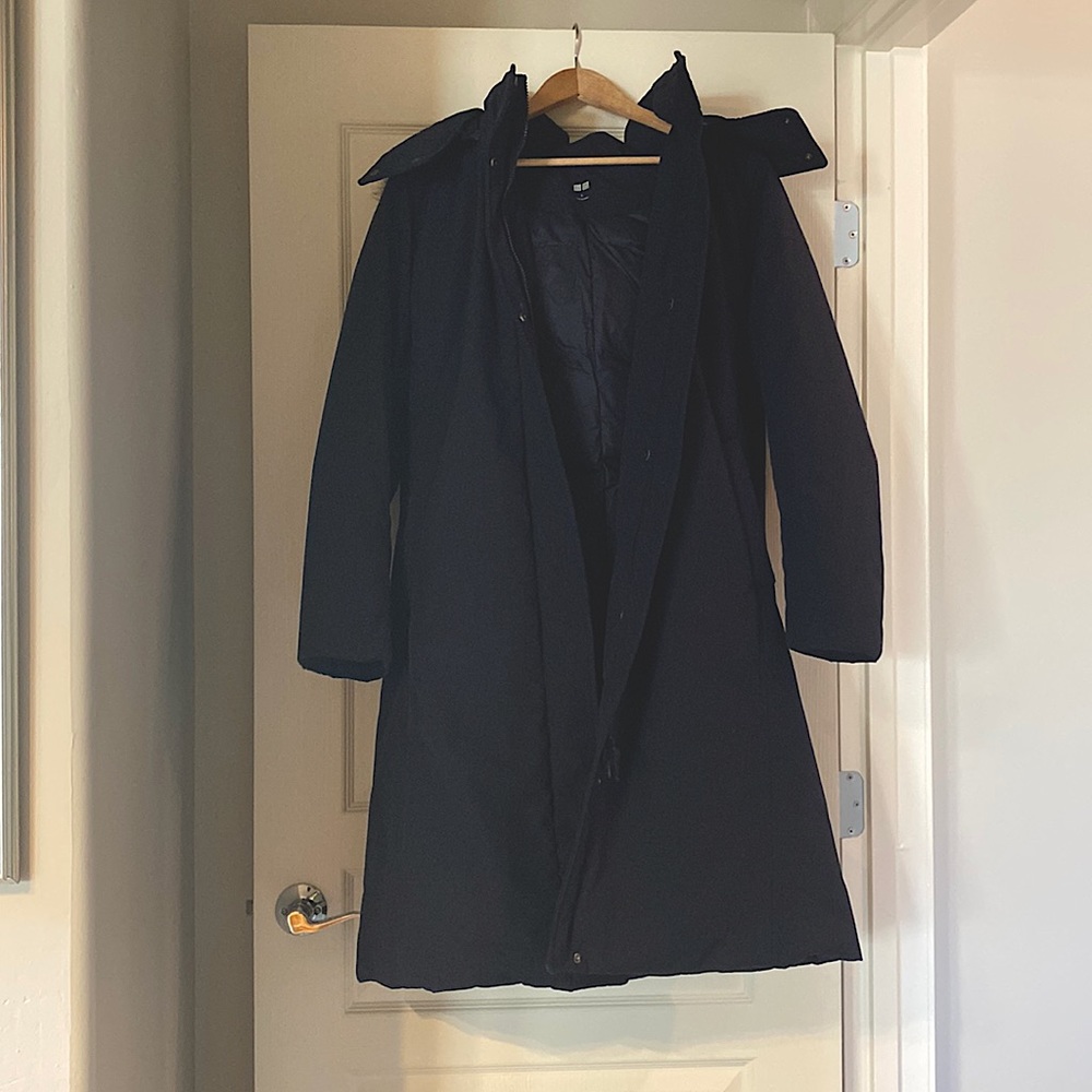 WOMEN ULTRA WARM HYBRID DOWN LONG COAT